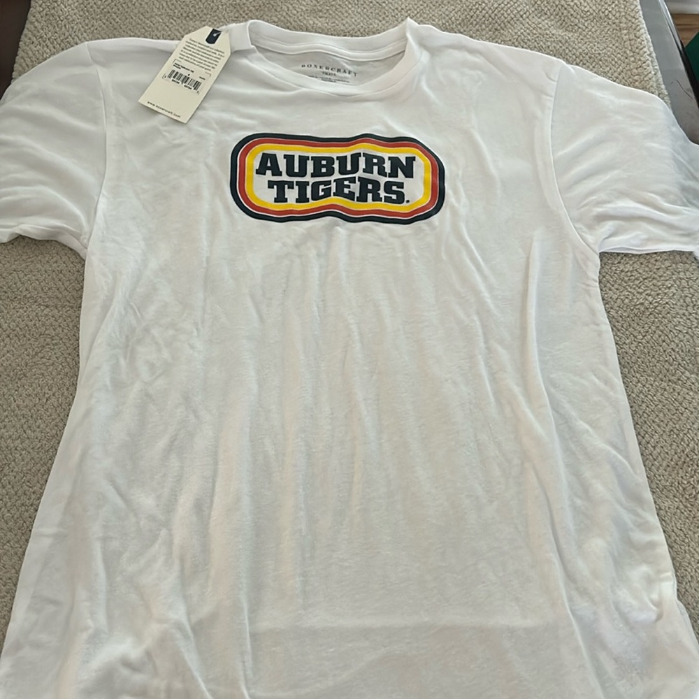 Men’s New NWT Auburn Tigers Boxercraft triblend tee shirt size SMALL university